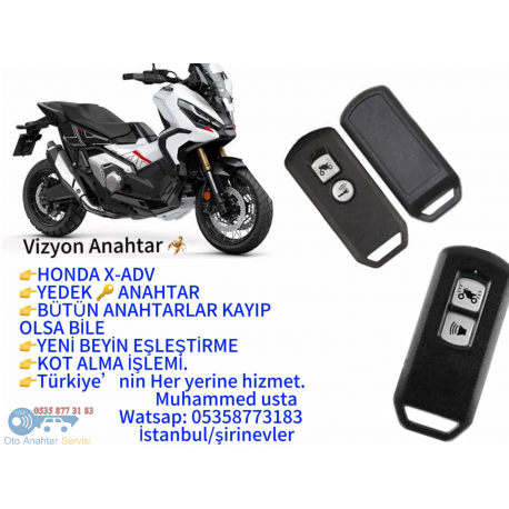 Honda pcx motorsiklet Kumandası