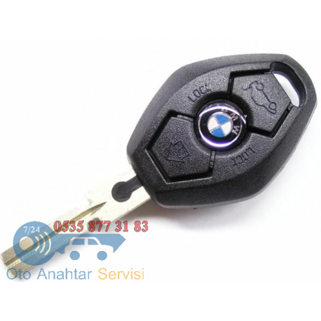 BMW 3 Butonlu Anahtar Kumanda