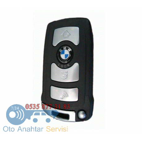 BMW 4 Butonlu Smart Sustalı Anahtar Kumanda