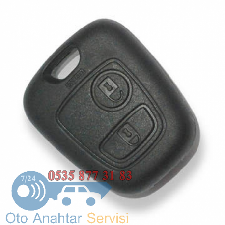 Citroen Berlingo 2 Butonlu Oto Anahtar Kumanda